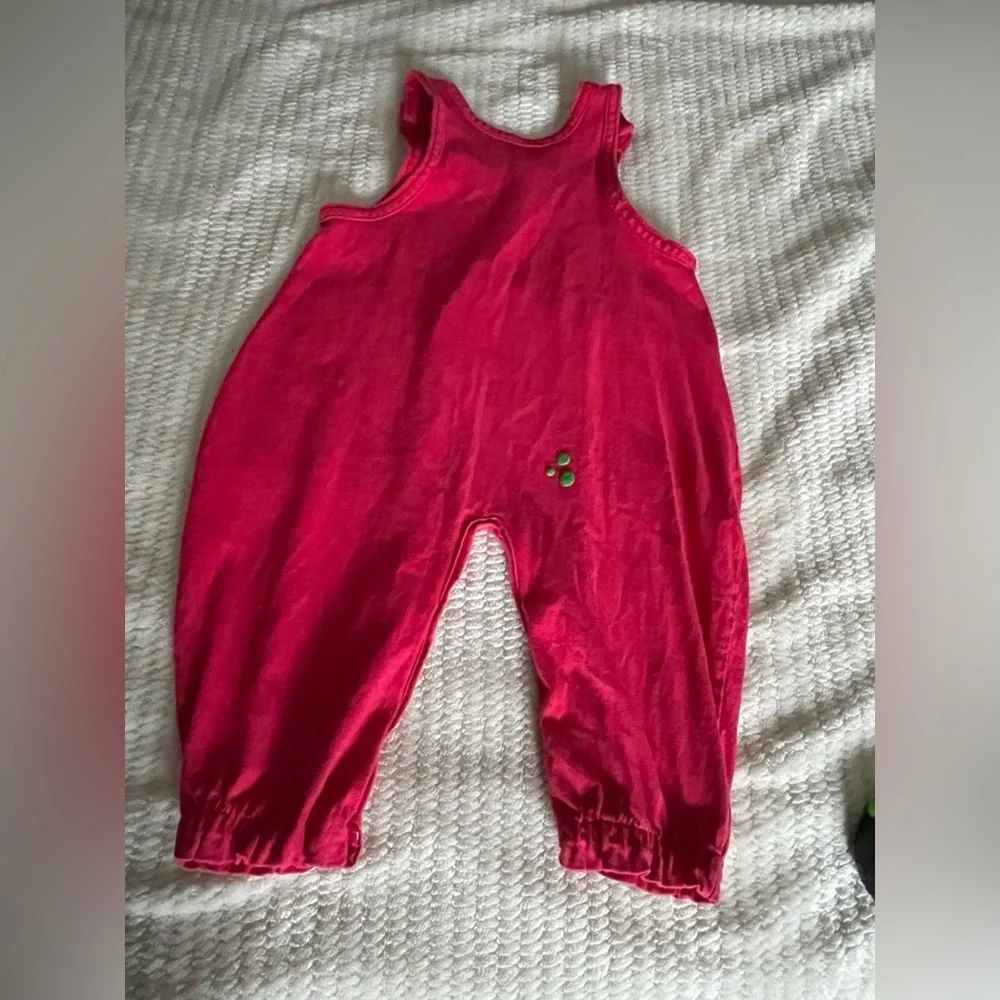GK Red Kids Bodysuit with Earth Design